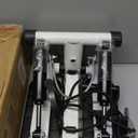 Sunny Health & Fitness Mini Steppers with Digital Monitor and Resistance Bands, Compact Low-Impact Cardio Machines for Home Workouts (Grey)