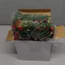 2 Pcs 9 Mini Christmas Wreath for Front Door Christmas Artificial Pine Needle Winter Wreath for Cabinet Wedding Window Home Wall Indoor Decor