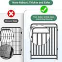 40 Inch Dog Playpen Outdoor, 8 Panels Puppy Playpen Heavy Duty Dog Play Pen Indoors, Rust Resistant Dog Pen for Large/Medium/Small Dogs, Dog Fence for RV Camping