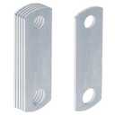 6 Pack Trailer Sandwich Plate for Brake Line Mounting and Trailer Frame Reinforcement, Hot-Dip Galvanized Steel