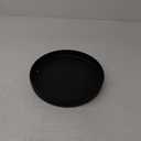 KIVY Round Decorative Concrete Tray 11x1,5 Inch - Modern Circle Coffee Table Bowl - Home Decor Table Tray for Livingroom & Bedroom - Modern Decorative Trays - Black Flat Bowl - Centerpiece Trays