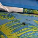 Old Bahama Bay Beach Lounge Chair for Adults, 2 Pack Folding Beach Mat Chair with Backrest Portable Aluminum Sun Lounge Chair for Beach, Camping, Picnic, Palm Print, Oversized