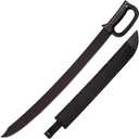 Cold Steel All Purpose Tactical Machete with Sheath, Great for Clearing Brush, Survival, Camping and Outdoor Activities, Cutlass Machete, 2 inch
