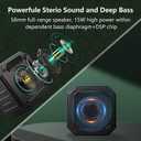 Golf Speaker, Golf Cart Speakers Bluetooth Wireless with Strong Magnetic, Loud with Rich Bass, Portable Outdoor IPX7 Waterproof Bluetooth Speaker, Golf Cart Accessories