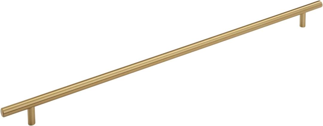 Amerock | Cabinet Pull | Champagne Bronze | 18-7/8 inch (480 mm) Center to Center | Bar Pulls | 1 Pack | Drawer Pull | Drawer Handle | Cabinet Hardware