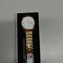 OLEVS Mens Gold Watches Waterproof Stainless Steel Lightweight Watch with Date Classic Luxury Dress Watch for Men Gold White Blue Green Dial