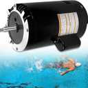 B129 Pool Pump Motor, 56J Frame C-Face,1.5 HP, 3450 RPM,115/230V Dual Voltage,1.3 SF, PSC Type, ODP Enclosure, Single Speed, Replacement for A.O. Smith,Hayward, Pentair, Sta-Rite Pump