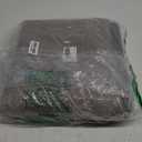 Wonnitar Farmhouse Kitchen Rugs, 3x5 Area Rugs for Entryway Indoor Non-Slip Washable Braided Rubber Rug Neutral Woven Absorbent Throw Carpet for Entry Bathroom Bedroom (Grey/Khaki,3'x5')