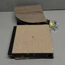 Furinno Rossi Wall Mount Floating Corner Shelf, 5-Tier Radial, French Oak Grey/Black