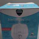 Vicks Humidifier 3-in-1 SleepyTime Cool Mist Humidifier for Baby & Kids Rooms with Color Changing Night Light and Essential Oil Diffuser, White