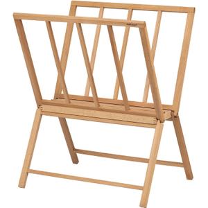 MEEDEN Folding Large Print Rack - Wooden Art Storage Rack - Artist Storage and Display Rack for Canvas Artwork Prints Frame Panels Art Gallery Shows Studios