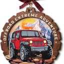 Off-Road Car Christmas Ornament 2025 - Offroad Extreme Adventure Gifts for Men Dads Brothers, Unique for Car Lovers, Outdoor Adventure Lovers Gift Ideas