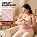 Lit-Pack Belly Abdomen Pelvis Postpartum Belt Body Recovery Belly Slim After Childbirth Belt Girdle Belly Binder (pink, Medium)