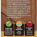Cadet Bully Sticks for Large Dogs, All-Natural Beef Pizzle, Rawhide-Free Long-Lasting Dog Chews for Aggressive Chewers, Extra-Thick, 2 Count