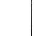 Adesso Simplee Arc Floor Lamp, 68 Tall Antique Bronze Base, Round Burlap Shade - Convenient Overhead Lighting for Living Room, Nursery, Bedroom or Office