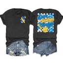 Down Syndrome Awareness Shirts Women Down Syndrome Support Shirt Ribbon Love Heart Graphic Tee Tops 2XL Grey