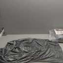 Lellen Velvet Stretch Wingback Chair Cover Slipcover - Reusable Protector Cover for Dining Room Banquet Home Decor etc Machine Washable Hand Washable (Charcoal Grey, 4PC)