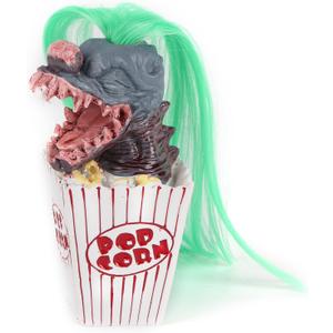 Scary Halloween Decorations, Popcorn Clown Sculpture, Creepy Killer Clown Popcorn Decorations for Halloween Party Haunted House Props (B)