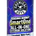 Chemical Guys Raging Rhino Waterless Car Wash And Quick Detailer Spray, No Rinse Exterior Cleaner For Paint, Glass, Wheels, Plastic, And Chrome, Spray And Wipe Shine, 20 Fl Oz