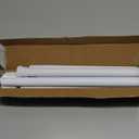 Closet Rods for Hanging Clothes, White Closet Rod 30-76 Inch Adjustable Clothes Hanging Bar Shower Curtain Rods for Closet, Wardrobes, Bathroom, Windows, with No Drilling Holder