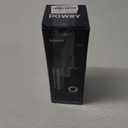 DOWRY Toilet Brush and Holder for Bathroom Storage Organization Deep Cleaning Covered Brush Cleaner Black Toilet Brush with 2 Brush Holders,Black Round