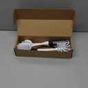 SetSail Dish Brush Set of 3 with Bottle Brush, Dish Scrub Brush with Long Handle Deep Cleaning Handle Brush with Scraper Tip for Kitchen Sink Dishes Bottle Cup Pot and Pans Tile Lines, Black