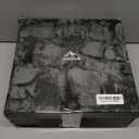 NORTIV 8 Men's Waterproof Winter Snow Boots Insulated Fur Liner Lightweight Outdoor Tall Boots (Brown/Black), Size 8