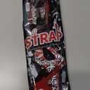 Purse Strap, Jacquard Embroidered 2" Wide Soft Cotton & Leather Ends Purse Straps Replacement Crossbody Bag Straps (Jacquard Orange White)