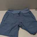 Obla Women's Hiking Cargo Shorts Zipper Pockets Soft High Waisted Quick Dry 7 Inch Long Shorts for Women Golf Athletic Summer M