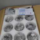 8 Light Sputnik Chandelier with Glass Globe Mid Century Modent Black Gold Ceiling Light Fixture Large Flush Mount Chandelier for Dining Room Bedroom Living Room Kitchen.