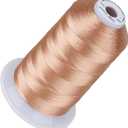 Simthread 5500Yds Embroidery Thread, 5000M High-Yardage 40WT 100% Polyester Thread 170+ Vivid Colors, High-Speed Rated Compatible with Brother, Singer, Janome & More 