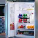 Sorbus Soda Can Organizer for Refrigerator Stackable Can Dispenser with Lid for Fridge, Pantry, or Freezer Holds 12 Cans Each, BPA-Free Clear Drink Organizer (4-Pack)