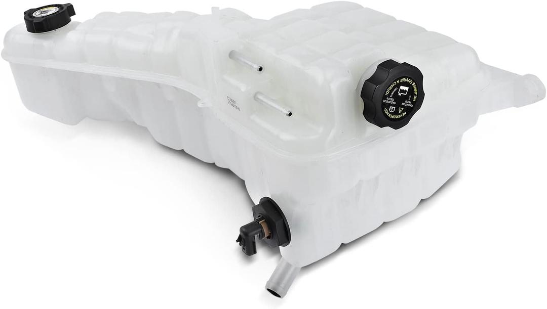 A-Premium Engine Coolant Overflow Recovery Reservoir Tank [w/Cap & Sensor] Compatible with Freightliner M2 106 2012-2019, M2 112 2012-2017, Replace # A0528531000