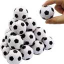 20 PCS Mini Soccer Stress Balls Bulk 1.6 inch Foam Soccer Squeeze Balls Small Mini Sports Themed Balls Soccer Party Favors for Kids Stress Relief for School Carnival Reward