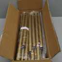 Wedding Arch Backdrop Stand Set of 2 (7.3FT/6FT), Gold Metal Arch Backdrop Stand,Balloon Arch Stand for Wedding Ceremony Baby Shower Outdoor Indoor Birthday Party Graduation Decoration,Gold