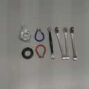 Pawfly Bike Spoke Wrenches, Bike Spoke Tool Kit with 3 Bicycle Tire Levers, Bicycle Spoke Wrench Tools, Bicycle Rim Truing Tool Set, Bike Rim Correct Kit, 8-Piece Bike Repair Tool Kit