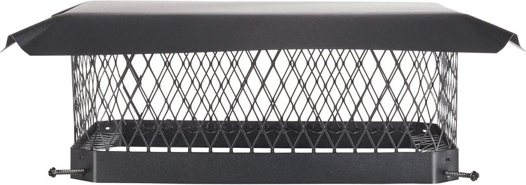 Shelter 13" x 18" Single Flue Bolt-On Chimney Cap, Fully Assembled, Galvanized Steel