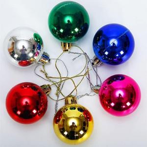 18 Pcs Christmas Tree Hanging Ball Ornament Set - 2 Inch Ornaments Christmas Balls, Holiday Party Decoration Balls for Christmas, Wedding, Family Table Party Decoration(6 Colors)