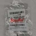 RiteAV Coax Cable TV Wall Plate 1 Gang Flat - Gray