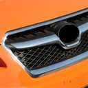 MUTUSAISI Front Bumper Upper Grille Chrome Grill Compatible with 2012-2016 Subaru Impreza/ 2013-2015 XV Crosstrek/ 2016 2017 Crosstrek, Chrome