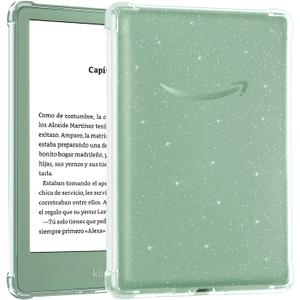 CoBak Clear Case for 6" Kindle 2024 and 2022 (11 Generation) - Ultra-Slim Soft TPU Transparent Cover, Lightweight & Durable Protection, Geometric Prism