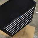 7-Drawer Rolling Tool Chest, Modular Tool Cabinet with Brake Casters & Removable Drawers, Workshop Toolbox Cart for Factory/Garage, Black