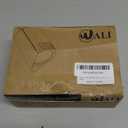 WALI Dummy Fake Camera, Surveillance Security CCTV Dome Camera, Indoor Outdoor Cameras, with One LED Light, Security Alert Sticker Decals (TC-W2), 2 Pack, White