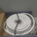 LED Strip Lights Daylight White 6000K,65.6ft 110-120V Neon Rope Lights, Flexible Silicone Outdoor Waterproof Neon Strip Lights for Bedroom, Mirror, Kitchen Cabinet, Living Room, Halloween Decor