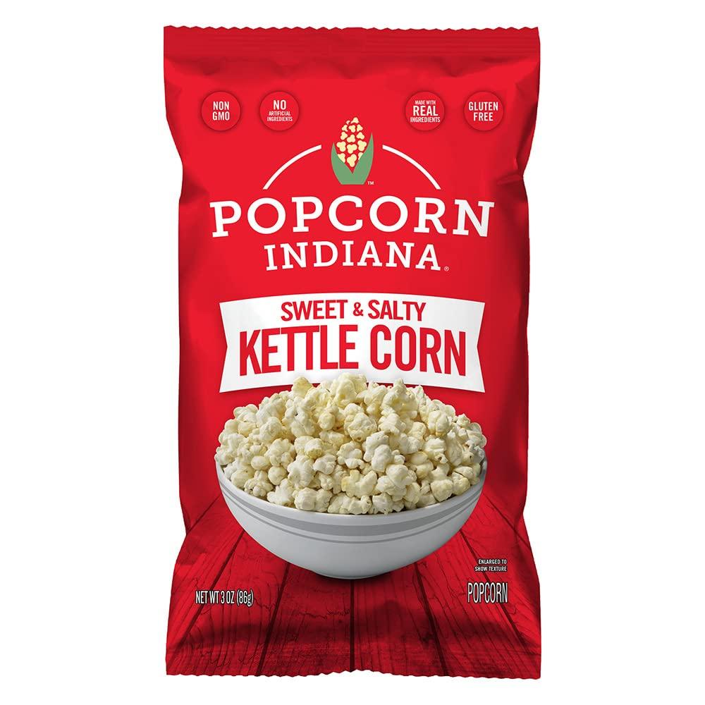 Popcorn Indiana Kettle Corn, 3 Oz (Pack of 6) BBD: 04/10/26