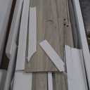 LINSY HOME Farmhouse TV Stand for 65 Inch TV, Wood Entertainment Center with Glass Door Storage Cabinet & Adjustable Shelves, Large Sturdy TV Console Table for Living Room Bedroom (58", Washed Grey & Brown)