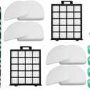AZ4002 filter Compatible with shark detect pro/Shark Power Detect Upright Vacuum AZ4000 AZ4002 AZ4000C-2HEPA+4Foam&Felt Filters+1Cleaning Brush+4Odor Neutralizer Cartridge+1Main Brush (12pcs) (12 pcs)
