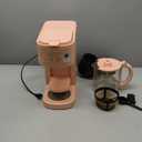 BELLA VersaBrew 2-in1 Coffee Maker, K-Cup compatible, Brew 3 Sizes Carafes & Single Serve Cups, Dishwasher Safe Reusable Filter & Filter Holder, Iced Coffee Function, 60oz Tank, Blossom