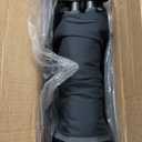 EVER ADVANCED Portable 30.7" Seat Height Tall Folding Camping Chair Directors Chair High Foldable Bar Stool with Side Table for Makeup Artist, Sports Event, Craft Show, Supports 350LBS (Grey)