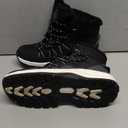 Mishansha Women's Winter Snow Boots Waterproof Warm Fur Lined Ankle Hiking Boot Non-Slip Outdoor Cold Weather Shoes (8, Black-0199)